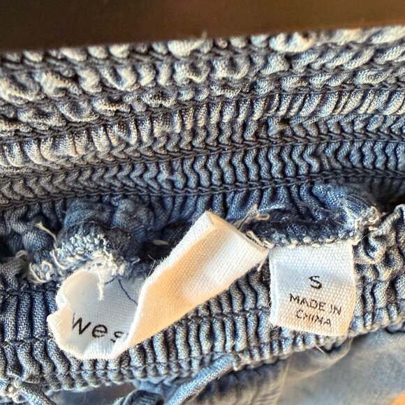 Westbound Women's Blue Denim Mid Rise Straight Ankle Pant Size S - Picture 6 of 9